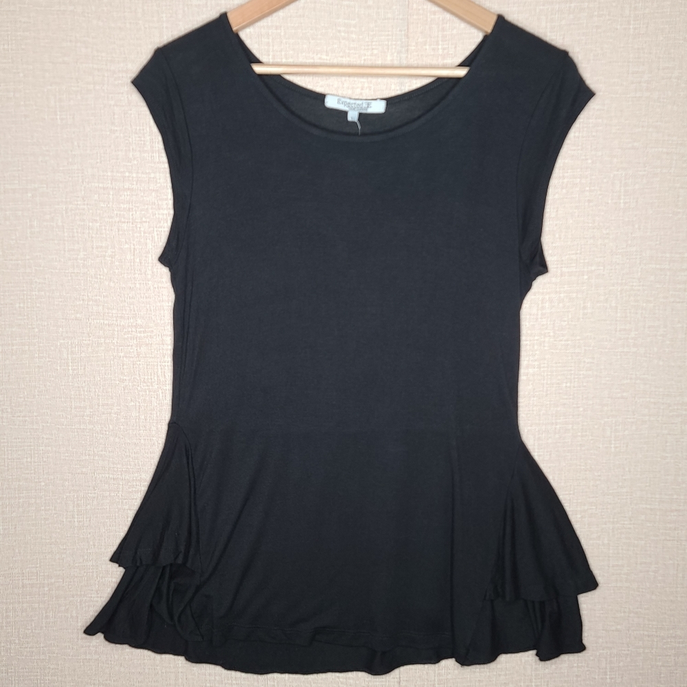 Expected by Lilac Clothing Black layered Shirt